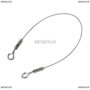 [COD] MENGYUR Adjustable Automatic Wire Rope Spring Hook Clothesline Hanging Solution System Suspension Code Stainless Steel Cable