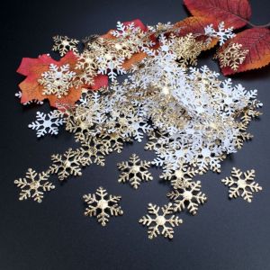 TROVA Multi-color Christmas Snowflakes Confetti Glitter DIY Artificial Snowflakes Creative 1.5cm/2cm/3cm Snowflake Sequins Cake Decor
