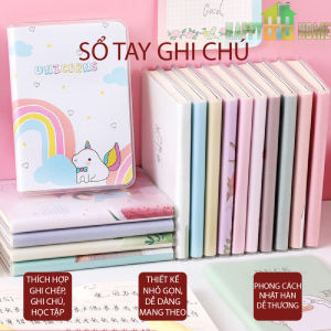 Sổ Ghi Chú Note Mini Có Dòng Kẻ Họa Tiết Xinh Xắn Nhỏ Gọn Tiện Lợi Tập Viết Note Học Tập Cho Học Sinh Cute Hoạt Hình