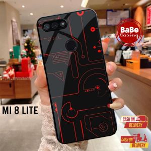 Case MI 8 LITE ART MI 8 LITE Casing Terbaru Hardcase Softcase Glossy