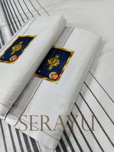 Sarung Wadimor Dewasa Grosir 1 Dus Isi 10 - Tiga Dara Padang Manik Horizon Hitam Putih