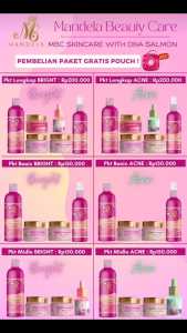 Skincare MBC MBeauty Paket Lengkap isi 6 Paket Basic Isi 4 Whitening Melindungi Wajah Ada UV Filter