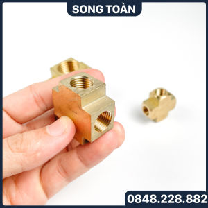 Thập Ren Trong Đồng Thau Đầu Nối Ngã Ren Trong 9.6 13 17 21