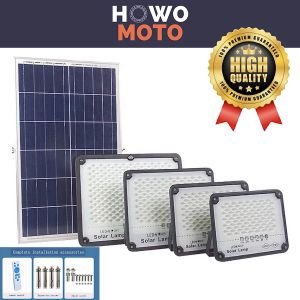 🅷🆆 FREE GIFT IP67 Waterproof Solar Panel Powered Heavy Duty Timer LED Lamp Control Outdoor Lighting Indoor Lighting With Remote and Battery