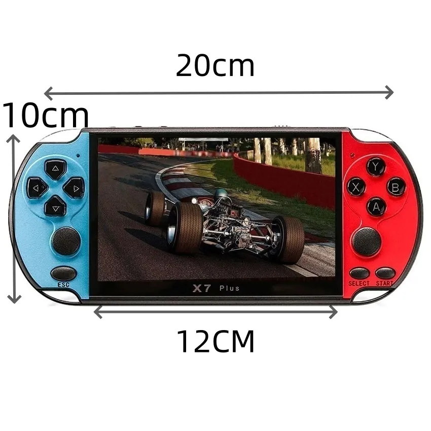 X7s Handheld Game Console With 32G Memory 12CM Screen Nostalgic Game X7  Console With 1200 Games Controller Gift