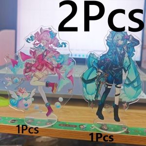 2Pcs/Set Game Series Acrylic Stand Hyacinthia Hyacine Anaxa Anaxagoras anime peripheral Boy girl holiday gift