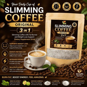 3F Food Slimming Coffee Original 3 in 1 | Weight Management Coffee with Green Tea