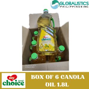 My Choice brand Canola Oil 1.8L - Box of 6