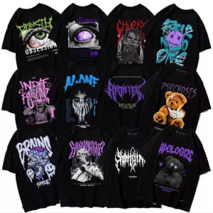 pakaian pria 100k dapat 5 kaos dewasa lengan pendek kaos distro/kaos motif kombinasi terbaru 2025