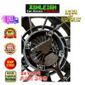 ASH 300w 24V Brushless Aux Fan 12 inches High Speed Fan PUSH AIRFLOW Car Aircon parts 3500rpm up to 3000 CFM like spal. 