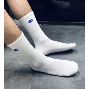 [ HÀNG ĐẸP ]Tất Cham.pion dày dặn vớ cổ cao dệt kim cổ cao hàng đẹp chất lượng thấm hút mồ hôi tốt