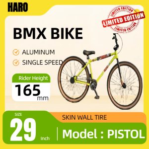 Haro BMX Bike 29 Inch Hi-Tensile Steel – Pistol Series Freestyle Bicycle