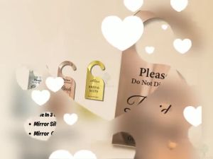 Wedding Door Sign Acrylic Mirror Premium DS Brand M1