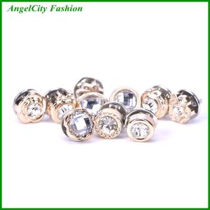 AngelCity Fashion Store 10Pcs Set Mini Flower Brooch Buttons Suit Shirt Lapel Collar Pins