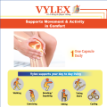 Vylex Capsule 30's For Joint Pain, Stiffness Sakit lutut (Undenatured collagen, Aflapin, sodium hyaluronate). 