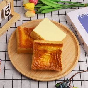 FUNG MALL Simulation Food Baked Food Pinch Toy Croissant Puffs PU Dessert Shaped Squeeze Toy Quick Recovery Creative Slow Rebound Toy Decorative