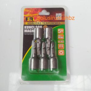 Mata Kunci Bor Roofing Magnetic 8x42mm 65 mm 42mm 65 mm 42 mm Magnetic Hex Nut Mata Socket Roofing Sok Sock 5pcs pilih merek frt tekiro random pilih 1 set 5 buah atau perbiji