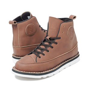 RUBY BLACK |ManNeedMe x NAZ| Sepatu Boots Pria Casual Shoes SOL DIJAHIT