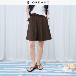 Giordano Women Women Elastic Waist Casual Pants Free Shipping 18406203