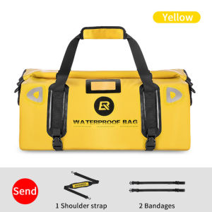 ROCKBROS 60L Waterproof Bicycle Bag Big Capacity Reflective Strip Wear-resistant Motorcycle Bag Motrocycle Travel Pannier Bags Gym Bag Fitness Yoga Shoulder Bag Sport Bag