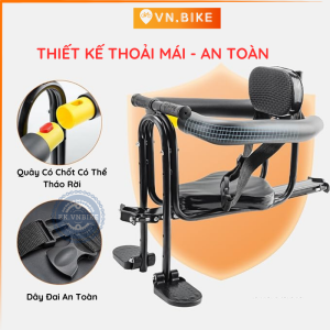 Ghế Ngồi Xe Đạp Cho Bé An Toàn Chắc Chắn Ghế Trước Xe Đạp Thể thao Xe Leo Núi - BK44