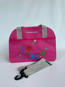 kitbag mini flowers Tupperware (zipper bunga es)// tas piknik