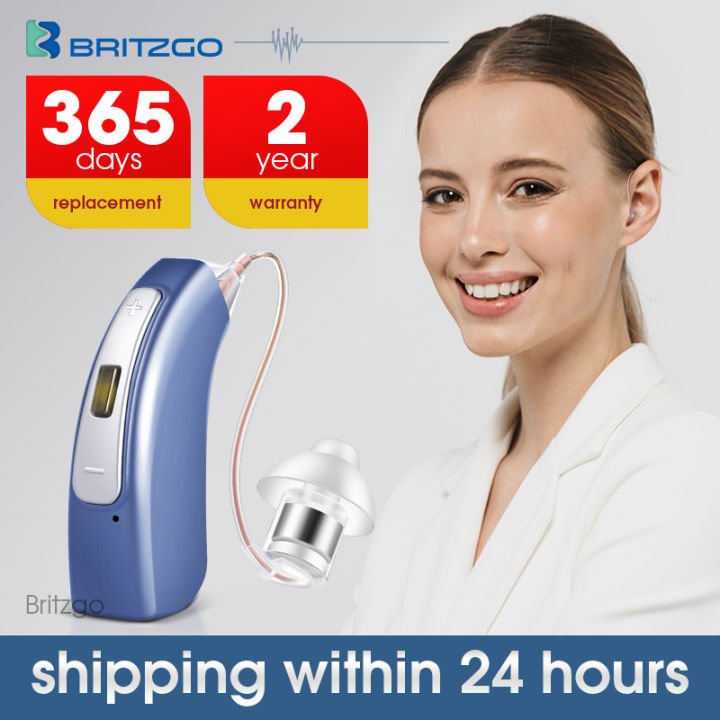 BRITZGO 1704 Hearing Aid Hearing Amplifier - Noise Cancelling Model ...
