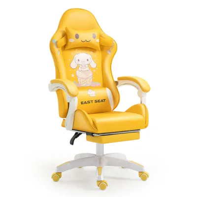 Ghế Gaming Có Gác Chân - Ghế GamingGhế Làm Việc Học Tập Chân Xoay Bản Cao Cấp - Ghế Chơi Game Kèm Gối Tựa Lưng Gối Kê Đầu