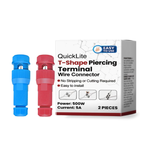 Set Of 2 Wire Connectors No Tool need Stable Circuit Puncture Terminals Connectors for Home renovations & Car Repairs