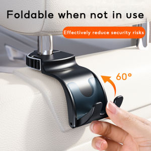 OATSBASF Foldable Car Rear Seat Hook Hidden Design Car Seat Hanger