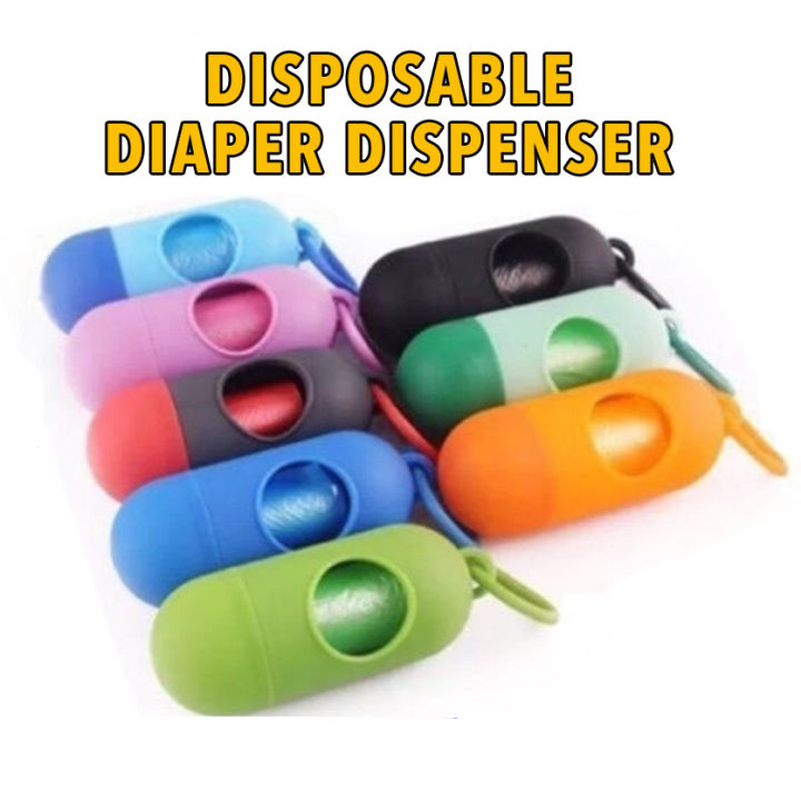 Capsule Baby Diaper Bag Disposable Dispenser Garbage Nappy Portable