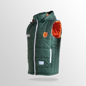 ROMPI PARASUT PRIA LOGO BORDIR MUSIC DENIM / VEST Motor puffer Outdoor Premium anti air