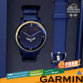 GARMIN ORIGINAL - SMARTWATCH GARMIN LEGACY HERO SERIES CAPTAIN MARVEL SEA A03558 - Men Women  - Leather Band - Biru - Jamdunia / Jam dunia JD18 # Jam Tangan Pria Wanita Cowok Cewek Anti Air Watch DIGITAL $ GARMIN SMART WATCH. 