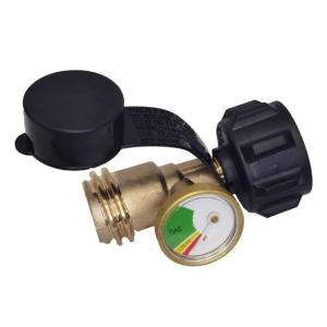 Tool Frees Installation Propanes Tanks Gauges Brass Propanes Level Monitors Propanes Tanks Connector for Tabletops Grills