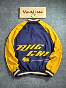 Áo Khoác bomber thêuáo khoác Bóng Chày thêu Dáng Dài Rộng Cho Nam Nữ
