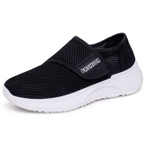 [Free Shipping] New Comfortable WomenS Shoes Soft-Soled Walking Shoes Mom Shoes Spring Versatile Design With Velcro Closures Casual Style