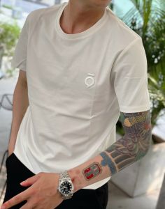 Áo Thun Nam Chất Cotton Lụa Cao Cấp In Thêu 2 Mặt Đẹp Lạ Thiết Kế Mới Sang Chảnh Và Thời Trang