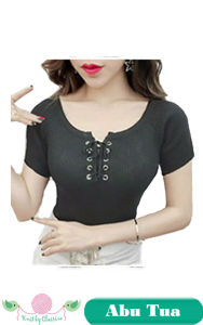Knit By Clairine || Finile Blouse Knit Atasan Blus Wanita Rajutan