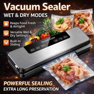 Heavy Duty Vacuum Sealer Machine Dry Wet Food Packing Machine Smart Touch Screen Kitchen Tools
