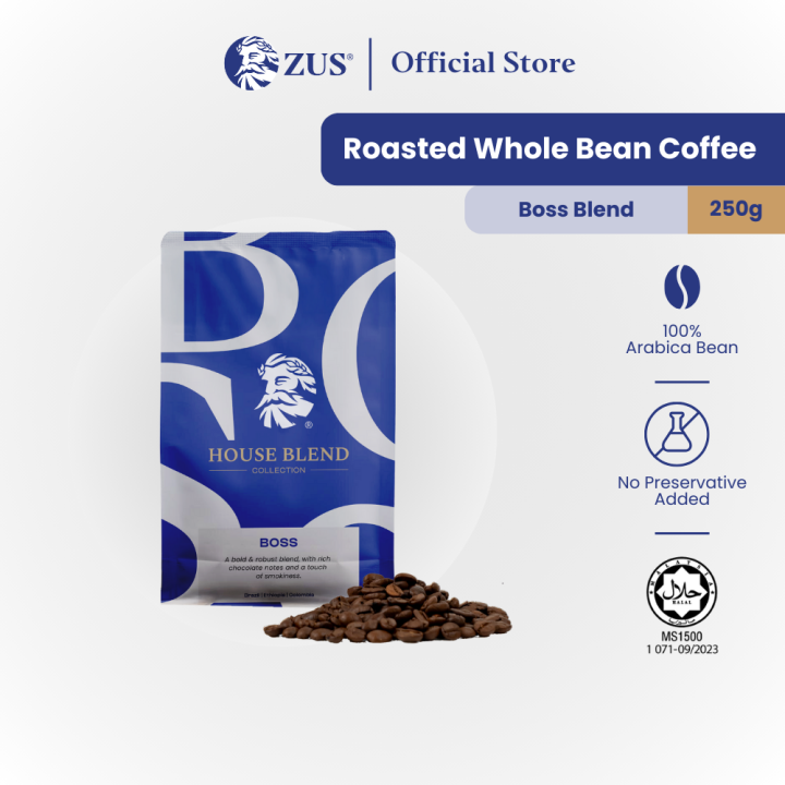 ZUS® House Blend Whole Bean - Boss - 250g