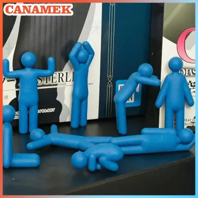 CANAMEK 3D Printed Mecha Chameleon Robot Display Models 8Pcs Adjustable Poses Sci-Fi Collectible for Collection Gifts