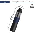 เครื่องดูดฝุ่นไร้สายพกพา 2 in 1 ดูดฝุ่นและเป่าลม Car Vacuum Cleaner รุ่น V01 ขนาดพกพา กำลังไฟ 40W มี 2 สี (ขาว/ดำ). 