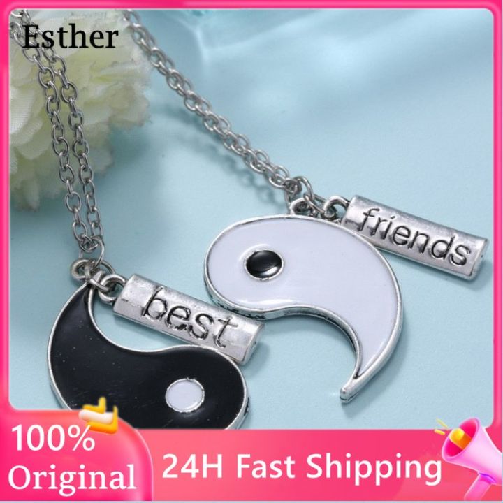 NEW BEST FRIENDS MOOD Broken Heart Pendants 2 Necklace BFF Friendship $9.98  - PicClick