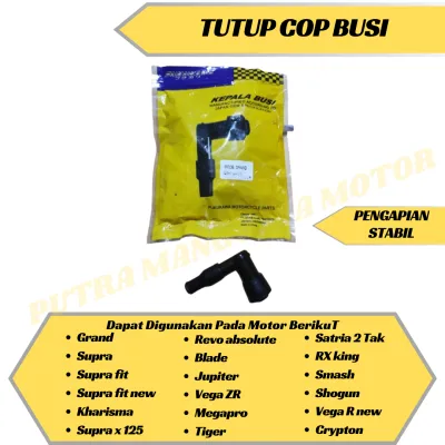 10 PCS Cangklong cop tutup busi Supra grand fit new Supra x 125 bebek matic UNIVERSAL