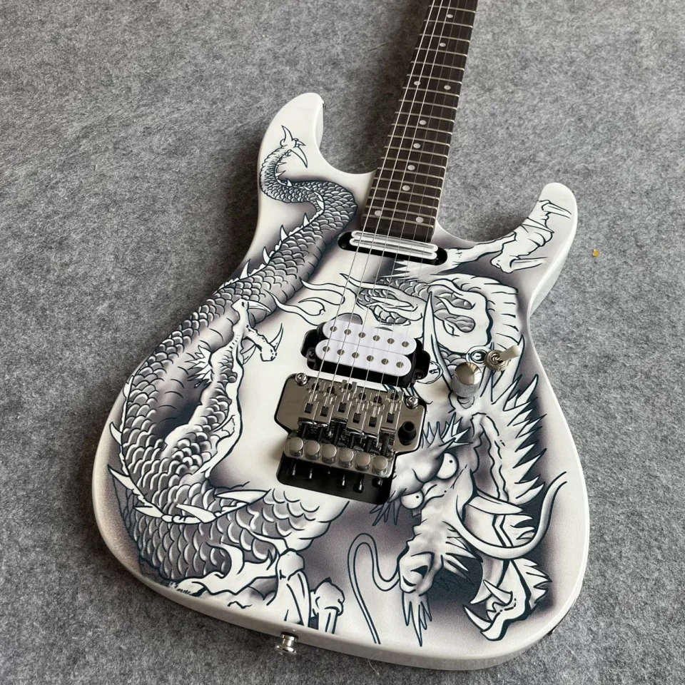 ギター SCHECTER Dragon D Schecter PA-ZK-T6 Original Dragon Print Shinichi Kobayashi