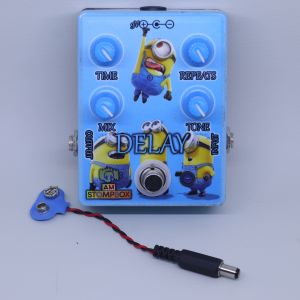 Efek AM Stompbox DELAY untuk gitar  bass  vocal  mic pedal effect