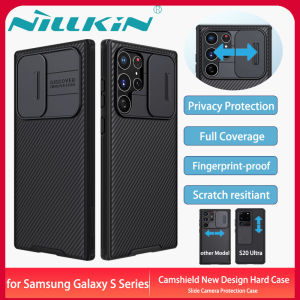 Nillkin for Samsung Galaxy S26 S25 S24 S23 S22 S21 Plus Ultra FE Case Slide Camera Protection Back Cover Privacy Protecting Casing Fashion Hardcase