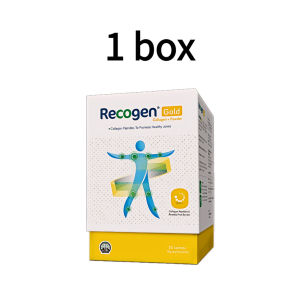 Recogen Gold Collagen+ Joint & Cartilage Nutrition Support Mobility & Comfort 30 Sachets Buy 3 Free 1 关节软骨营养 牛源胶原蛋白肽|天然玫瑰果|关节舒适|买 3 送 1