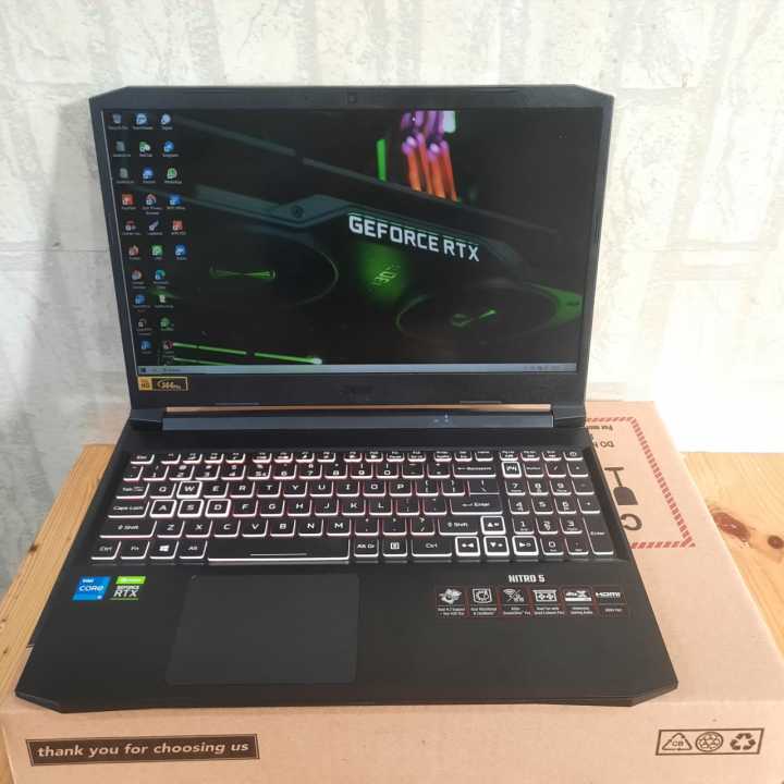 Acer Nitro AN515-57, Intel Core i5-Gen 11Th, Nvidia RTX 3050 4Gb