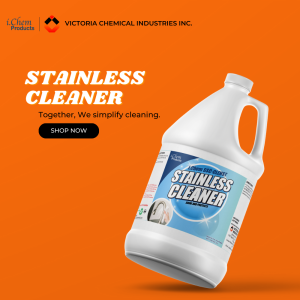 ICHEM PRODUCT STAINLESS CLEANER 1 GALLON (STAINLESS CLEANER STAINLESS SPOT REMOVER)